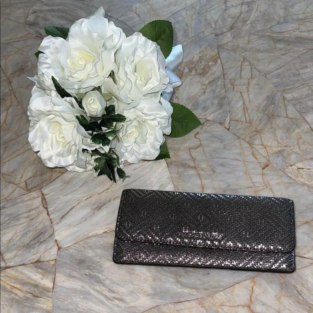 Michael-kors Women's Black and Grey Wallet-purses